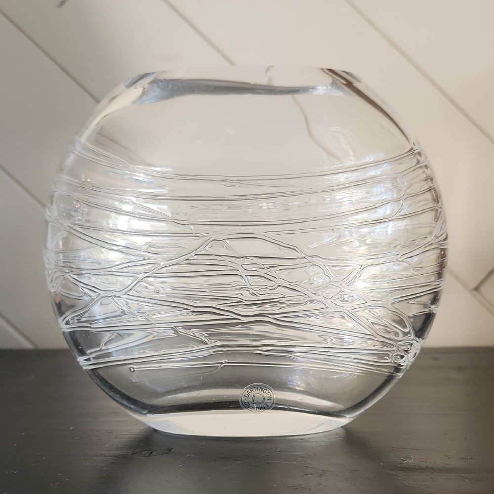 Vintage  Dartington Crystal Vase - Accent Item